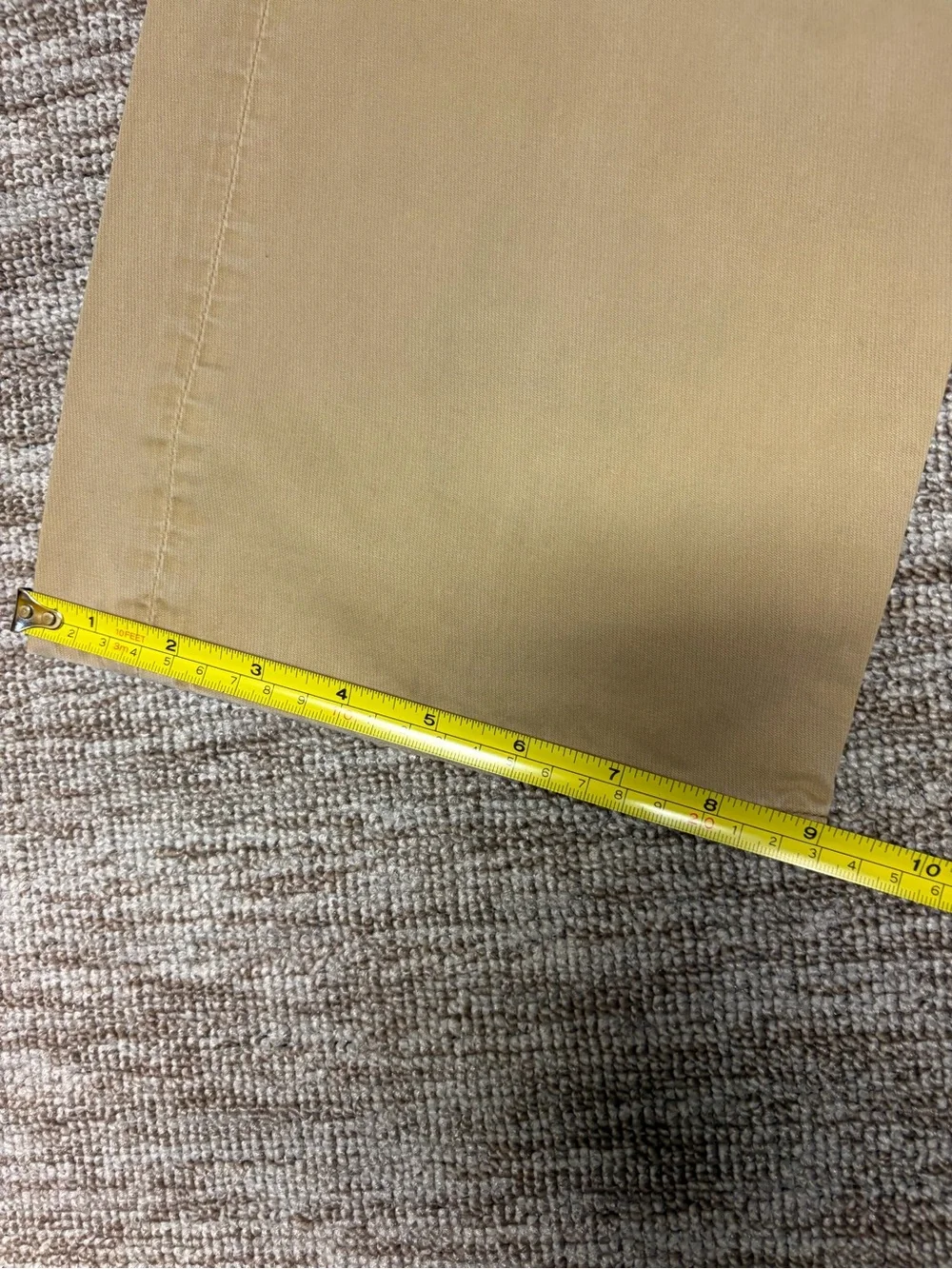 Banana Republic Mens Straight Fit Khaki Tan Jeans Uniform School Meeting 33x32